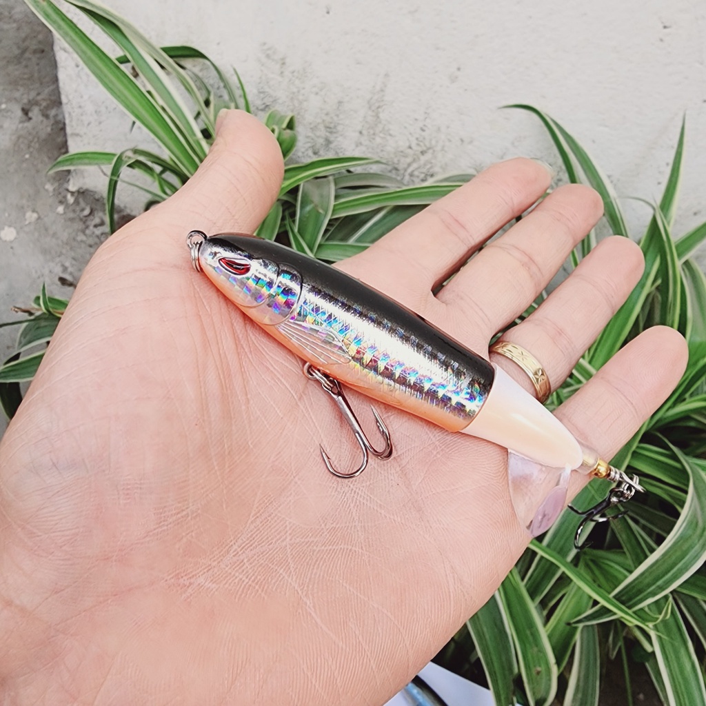 Mồi câu cá giả đuôi xoay có móc câu 13gram 11cm  Anh Khoa Tackle