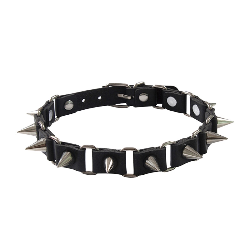 Vòng Cổ choker Da pu Mặt Thánh Giá / Trái Tim / Hoa Hướng Dương Màu Đen Phong Cách harajuku punk Cho Nữ