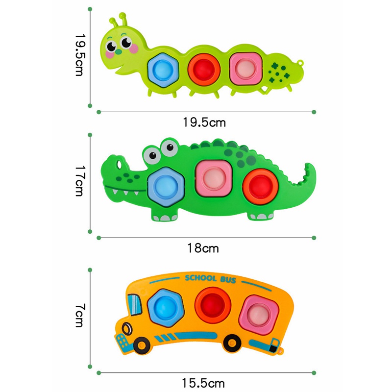 Set 3 Đồ Chơi Thổi Bong Bóng Gắn Ngón Tay Giúp Giảm Căng Thẳng