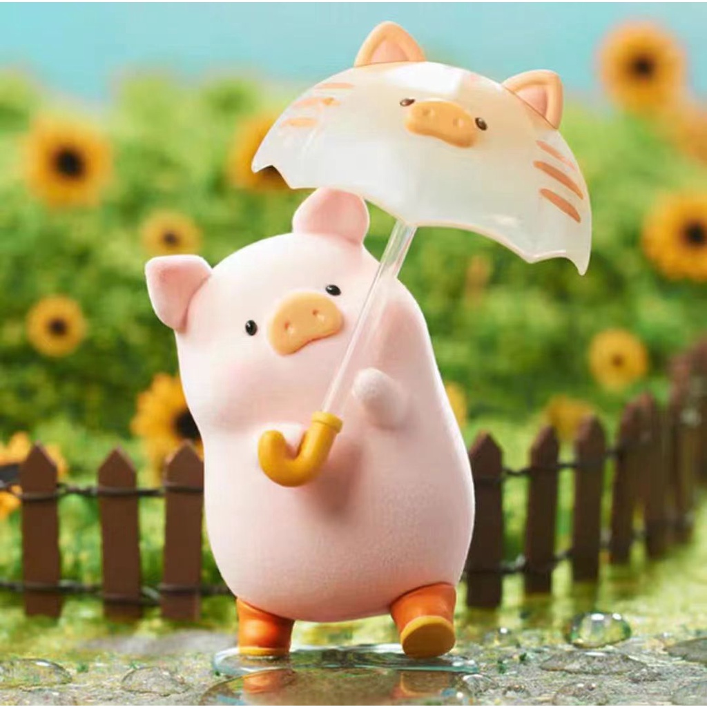 ★Hgtoys★   Dòng du lịch Lulu Pig Hộp mù Búp bê Thủy triều Chơi Quà tặng trang trí