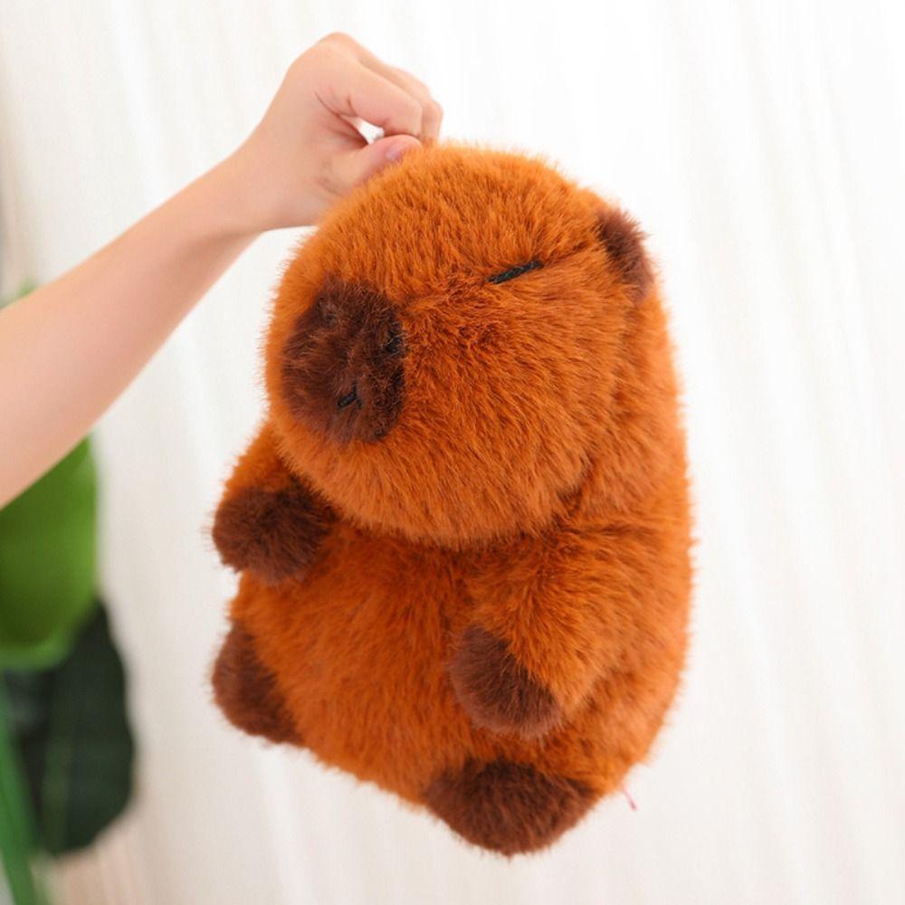 Mmluck capybara Đồ Chơi Búp Bê Nhồi Bông capybara Rodybara rodent capybara Có Tóc Búp Bê capybara Mềm Mại Trang Trí Nhà Cửa