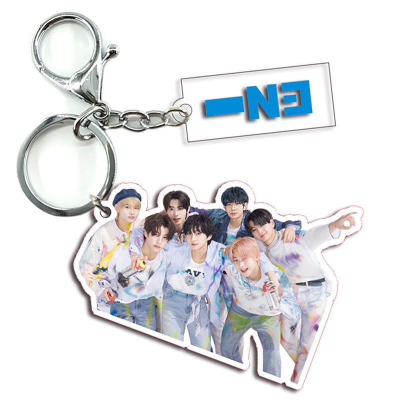 Kpop enhypen Móc Khóa acrylic Cuộc Sống Mới Thật