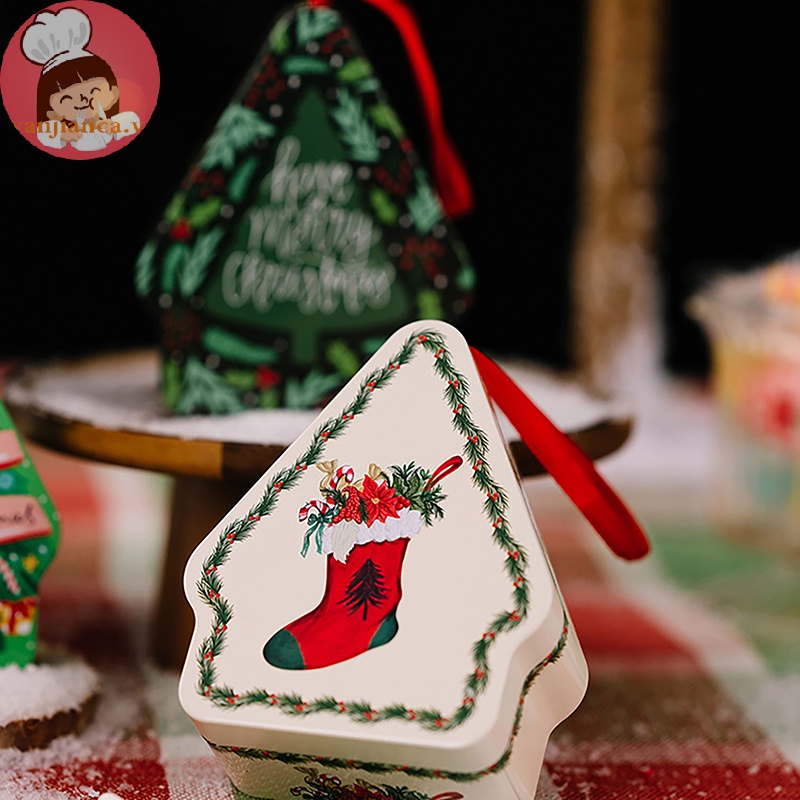 Yanca Hũ Đựng Kẹo / Bánh Quy / Socola / Bánh Quy Giáng Sinh Trang Trí Lễ Kỷ Niệm vn