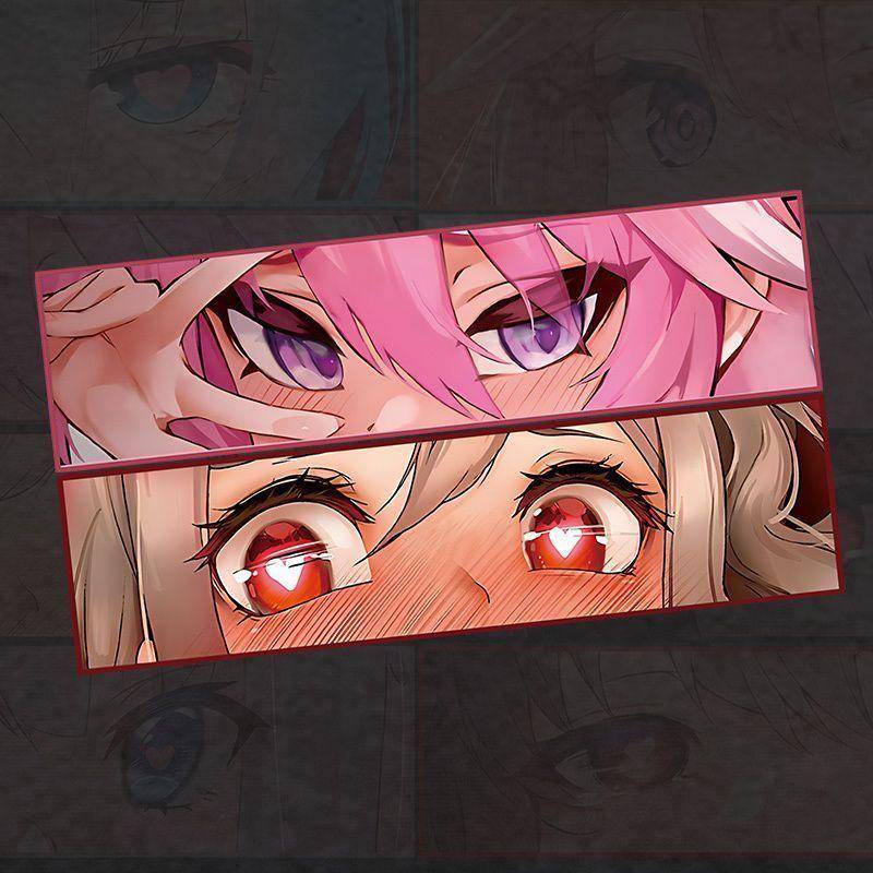 Miếng Dán Hình Cô Gái anime Chống Thấm Nước Trang Trí Thân Xe Hơi / Xe Máy