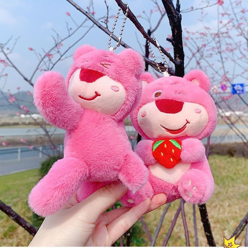 Móc Khóa Gấu Nhồi Bông Dễ Thương Dành Cho Cặp Đôi