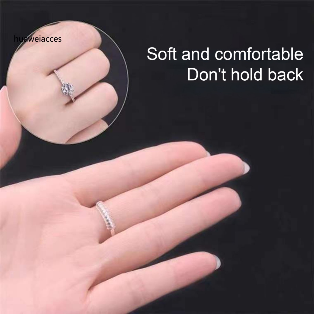 Set 5 Vòng Silicon Mềm Vô Hình Thoải Mái Đeo Nhẫn