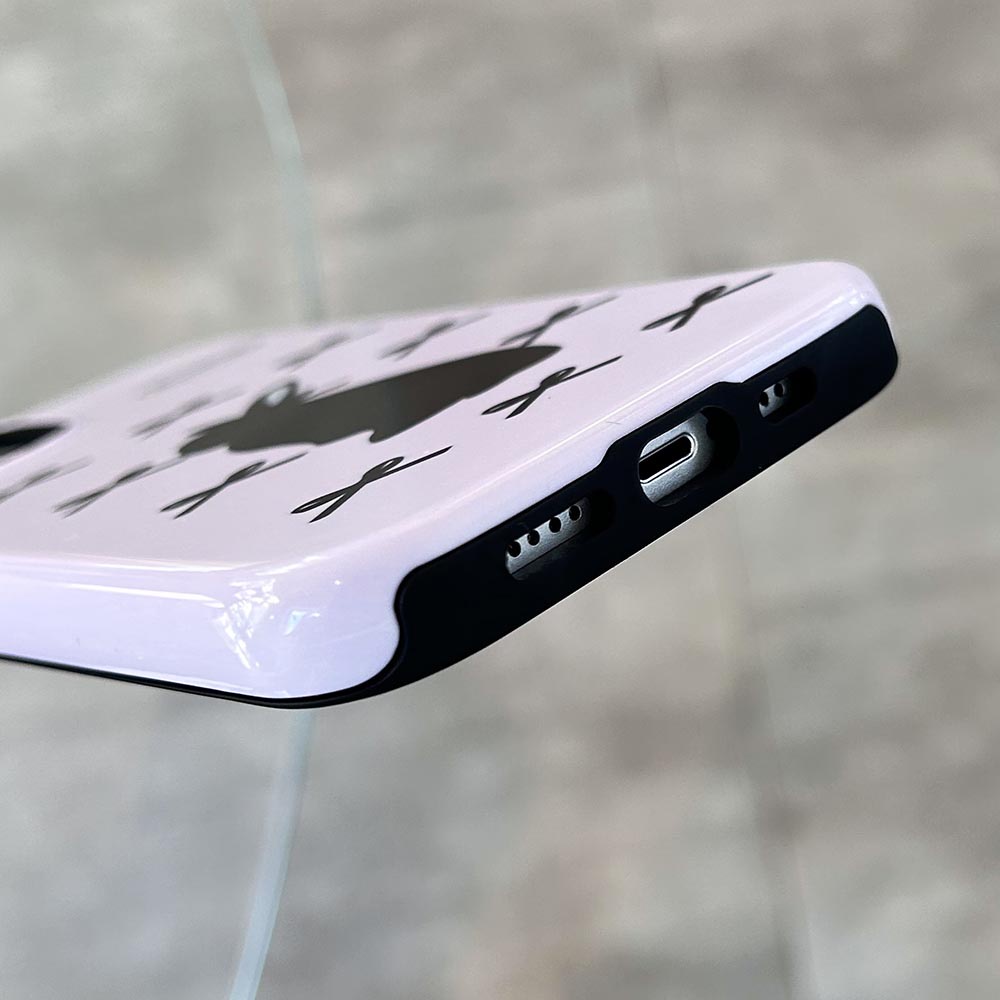 Ốp Điện Thoại Cứng Hình Thỏ Nơ Cho iphone 11 12 12pro 12promax 13 13pro 13promax 14 14pro 14promax 15 15pro 15promax