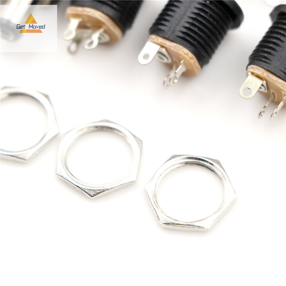 Set 10 Đầu Nối Ổ Cắm dc 5.5mm x 2.1mm Chuyên Dụng Mới