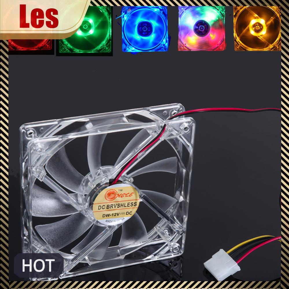 Quạt Tản Nhiệt cpu 120mm 12cm Tích Hợp 4 Đèn led Cho pc