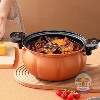 Nồi áp suất bí ngô dung tích 8L, Nồi hầm 4in1 đa năng hầm gà, cháo, chiên, xào tiện lợi, Nồi Hầm 4in1 Hầm Gà tiện lợi