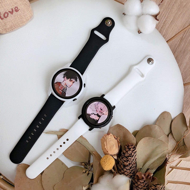 Silicone Dây Đeo Silicon Thay Thế Cho Đồng Hồ Thông Minh samsung galaxy watch 6 5 4 classic pro 47mm 43mm 45mm 44mm 40mm gts huawei gt 2 / pro