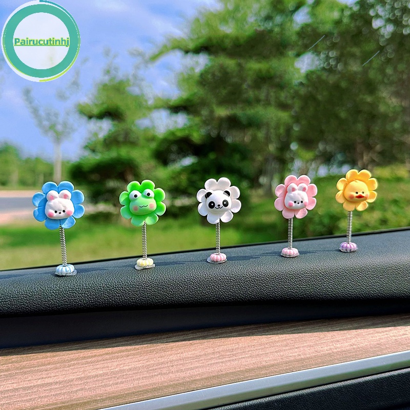 Parucutin Phụ Kiện Hoa Lắc Đầu Dễ Thương Trang Trí Nội Thất Xe Hơi vn