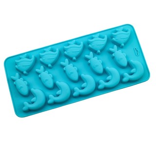 SG - Khuôn silicon sinh vật biển làm bánh rau câu socola hình cá heo, cá nemo
