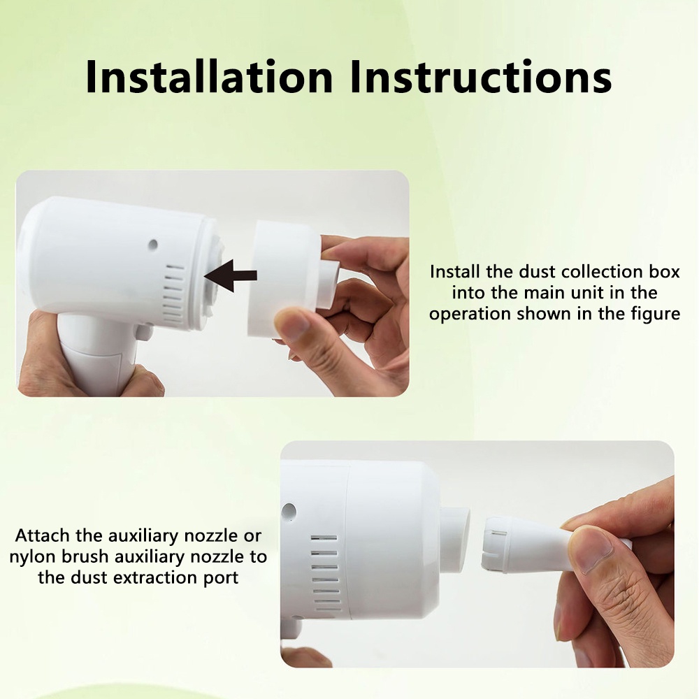 Máy Hút Bụi mini Cầm Tay 3 Trong 1 Không Chổi Than 10000pa Tiện Dụng Cho Văn Phòng / Xe Hơi