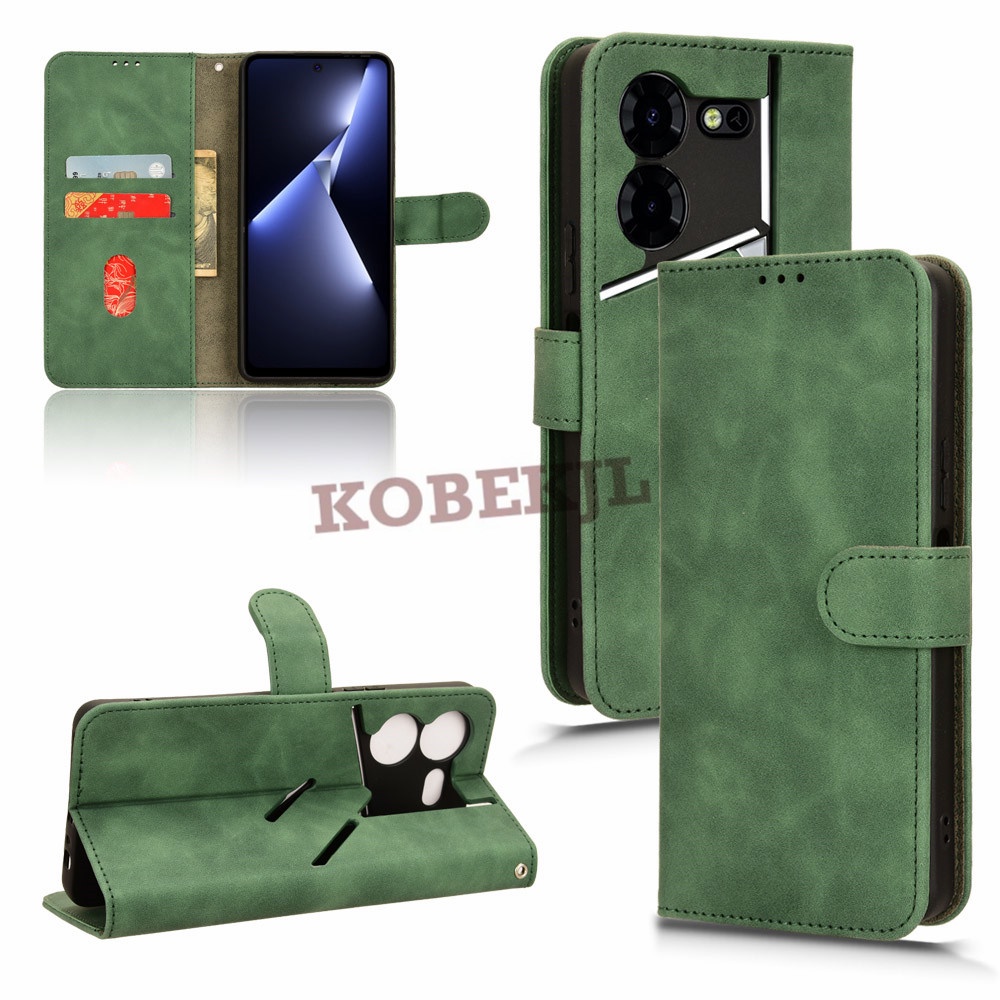 Ốp lưng Tecno Pova 5 Pro Flip Khóa từ tính Giá đỡ điện thoại Tecno Pova 5 4 Pro Pova5Pro Ốp lưng Ví 