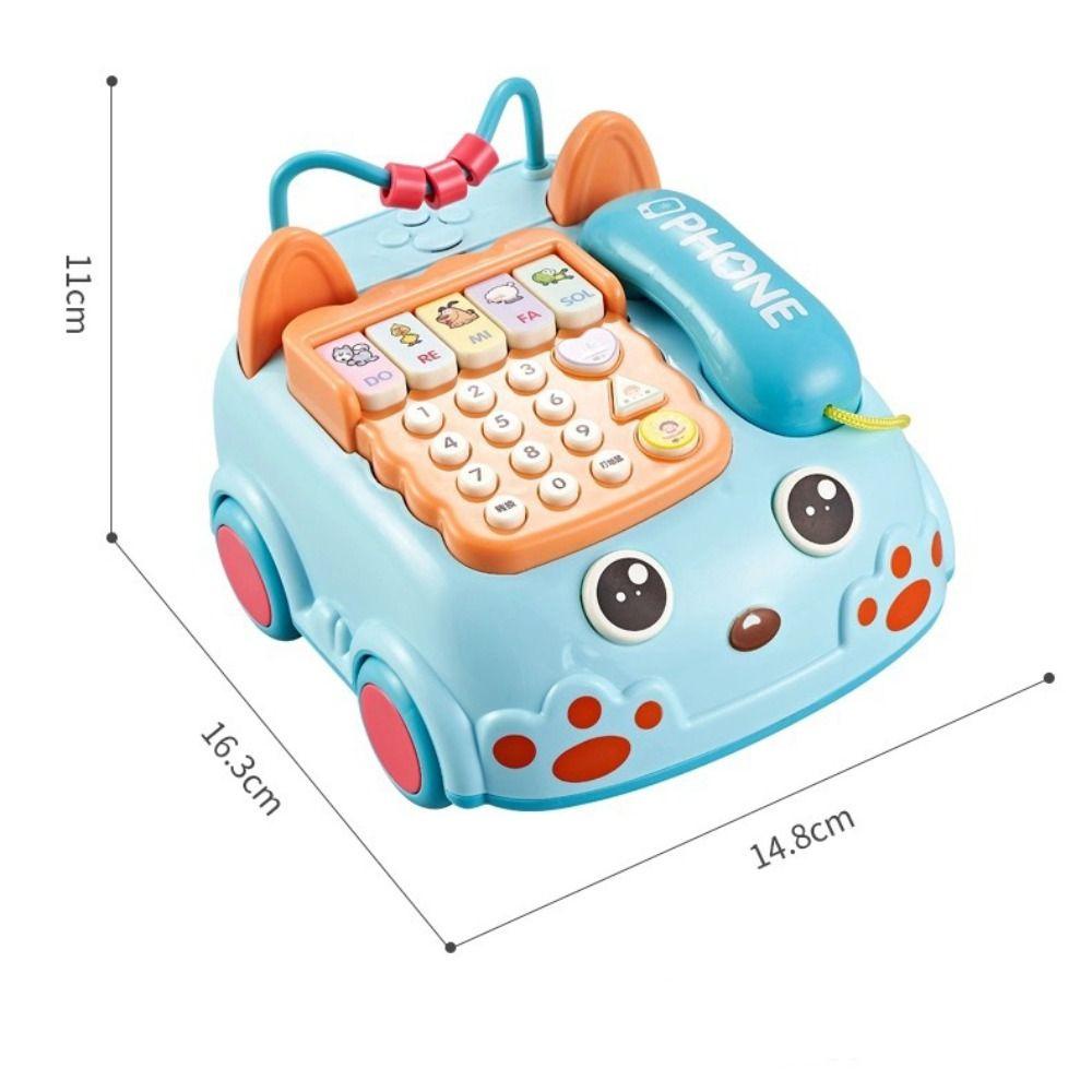 Điện Thoại Đồ Chơi Hình Xe Buýt Phát Nhạc Cho Bé