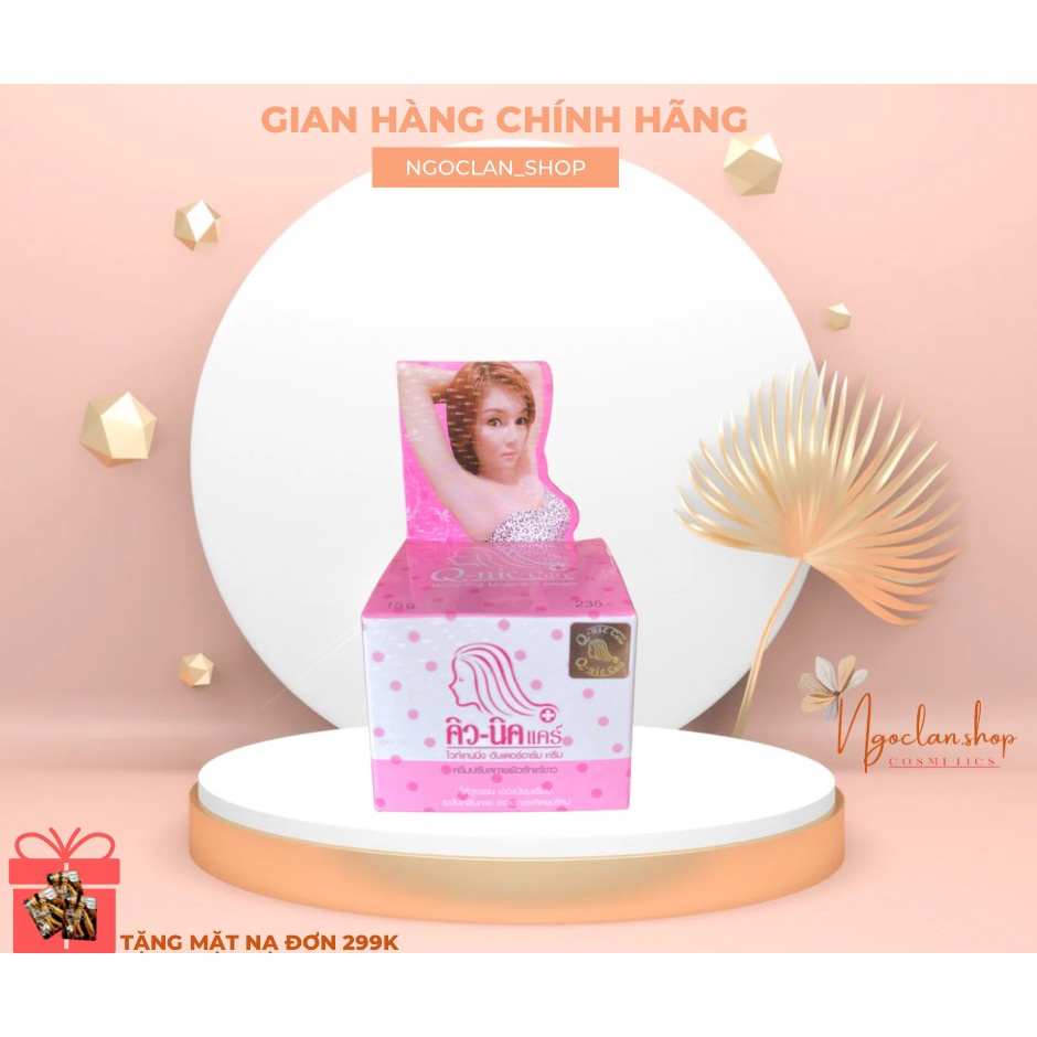 Kem Chống Thâm Vùng Da Dưới Cánh Tay Q Nic Care Thái Lan 15g - Kem Thâm Nách - Bikini - Chính Hãng - odbo.store