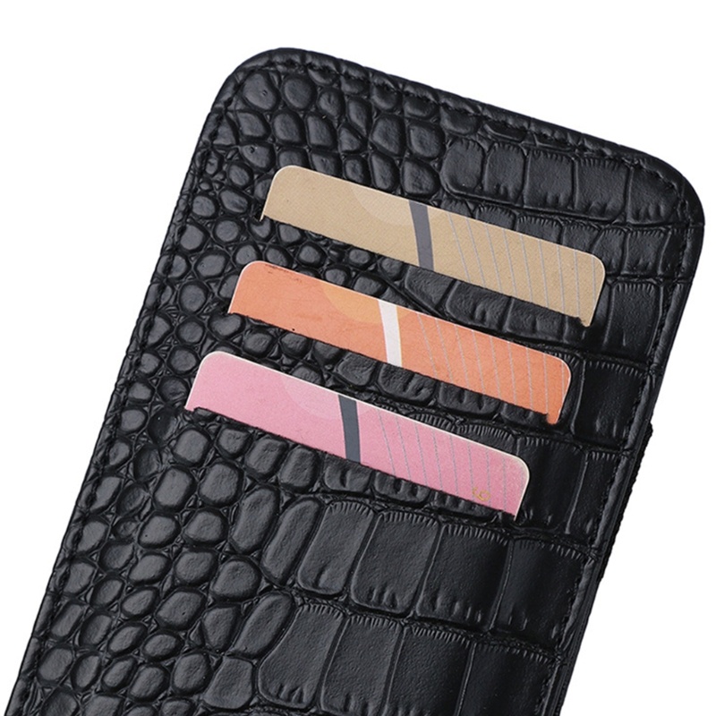 Seng Ví Dài Siêu Mỏng Đựng Thẻ Tín Dụng / Danh Thiếp Họa Tiết Da Cá Sấu Cho Nam