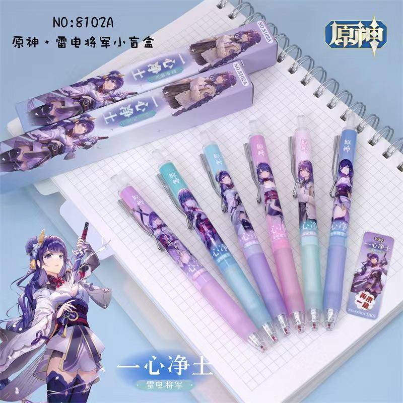 Bút Mực Nước Ngòi 0.5mm xiao yae Minden shogun nahida kamisato ayaka wanderer Dễ Thương