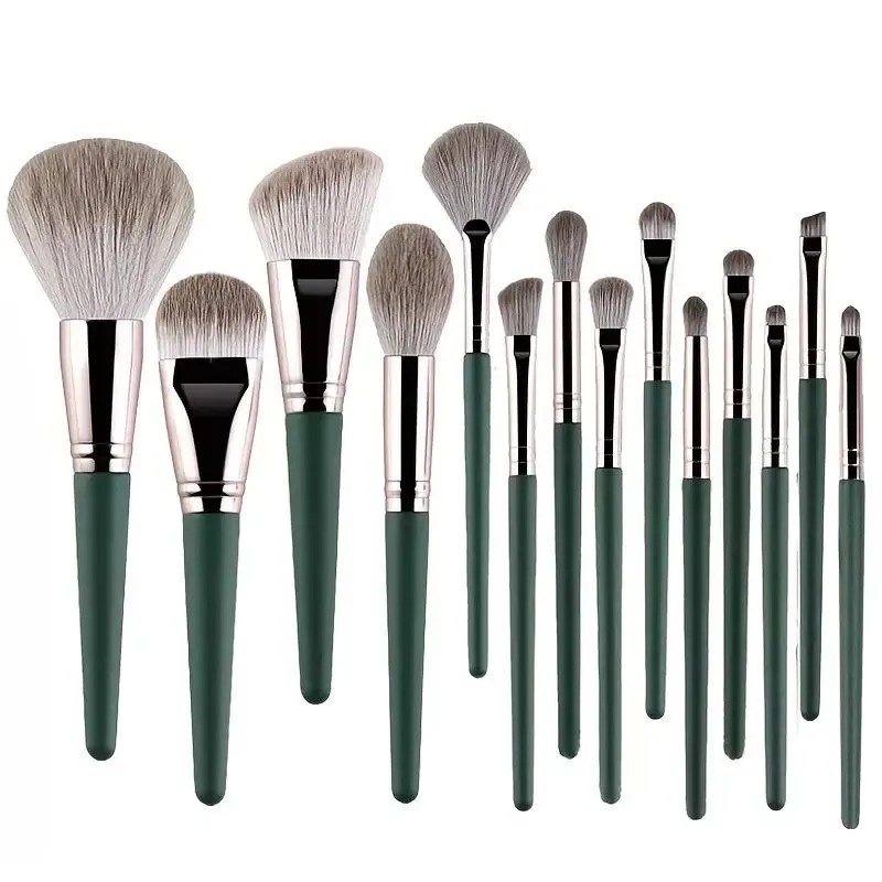 Set 14 Cọ Trang Điểm Phấn Mắt / Kem Nền / Phấn Phủ Mềm Mịn Dành Cho Nữ
