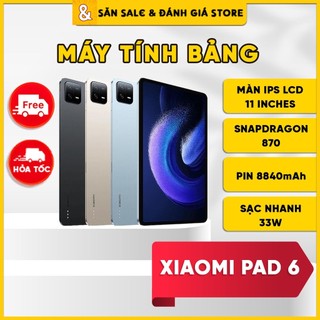 Máy tính bảng xiaomi pad 6 - snapdragon 870, màn ips lcd 11 inches