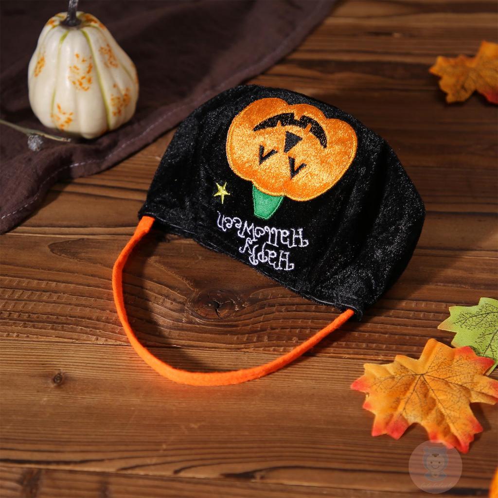 Laa6-túi Xách Tay Họa Tiết Bí Ngô / Ma Hoạt Hình halloween Cho Trẻ Em