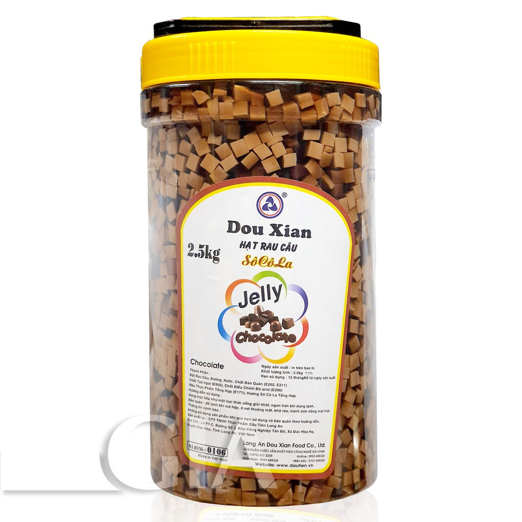 Hạt rau câu Douxian hộp 2.5kg