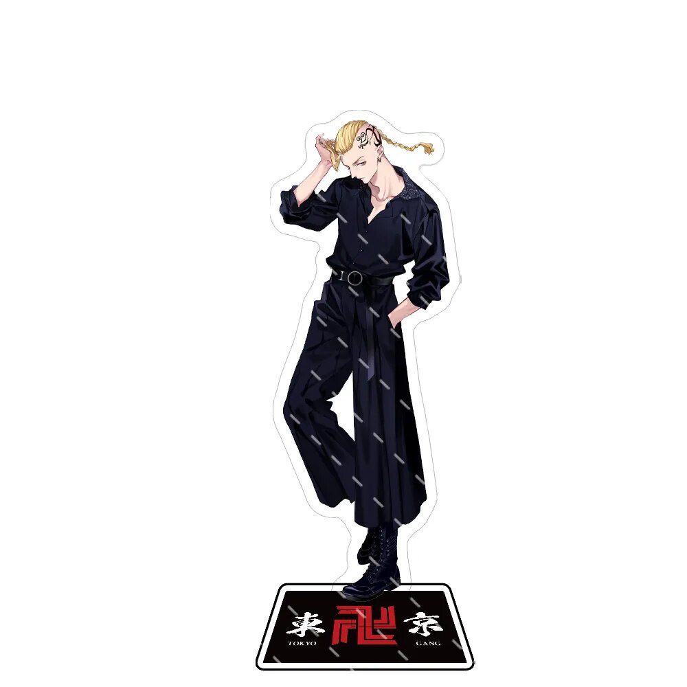 Mô hình Standee Anime Figure Haitani Ran Cosplay Tokyo Revengers 4 Phụ kiện trang trí để bàn góc học tập