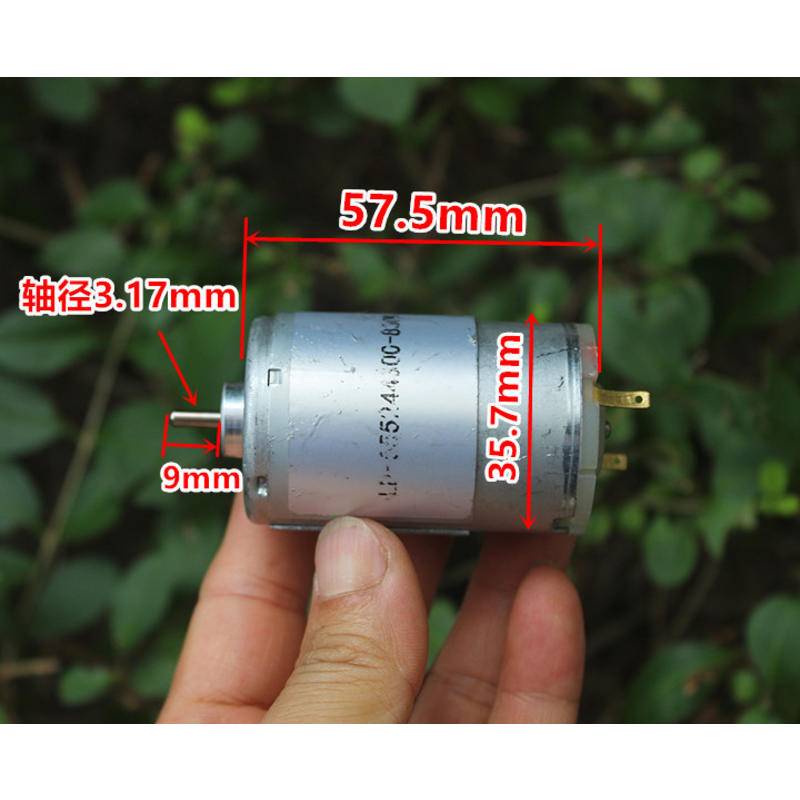 Động Cơ Chổi Than 555 dc dc24v 4100rpm Chuyên Dụng