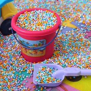 Bộ đồ chơi xúc cát hạt muồng（hạt đá）hạt muồng đồ nhập khẩu chơi xúc cát