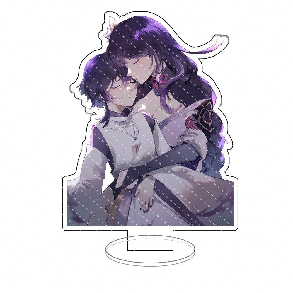 Mô hình Standee Anime Game Geshin Impact Figures Zhongli Xiao Wanderer Alhaitham tượng acrylic chibi mô hình trưng bày 1