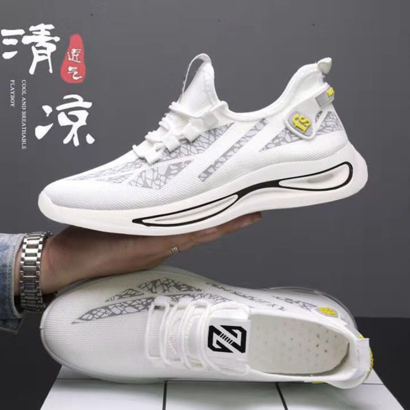 Giày Thể Thao Thoáng Khí Thời Trang Mùa Thu Hàng Mới Phong Cách Hàn Quốc Dành Cho Bạn Nam