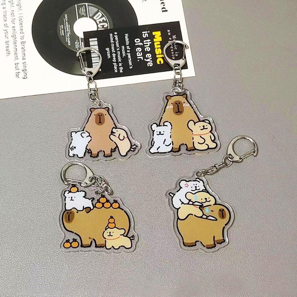Móc Khóa Treo Túi Xách capibara capybara capybara capybara Vans 1 Bằng acrylic Họa Tiết Hoạt Hình Dễ Thương Sáng Tạo