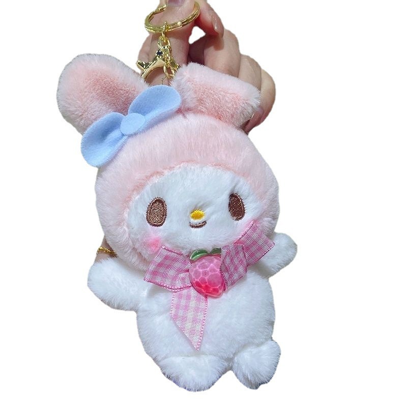 Móc Khóa Nhồi Bông Hình sanrio kuromi Cinnamoroll melody Dễ Thương