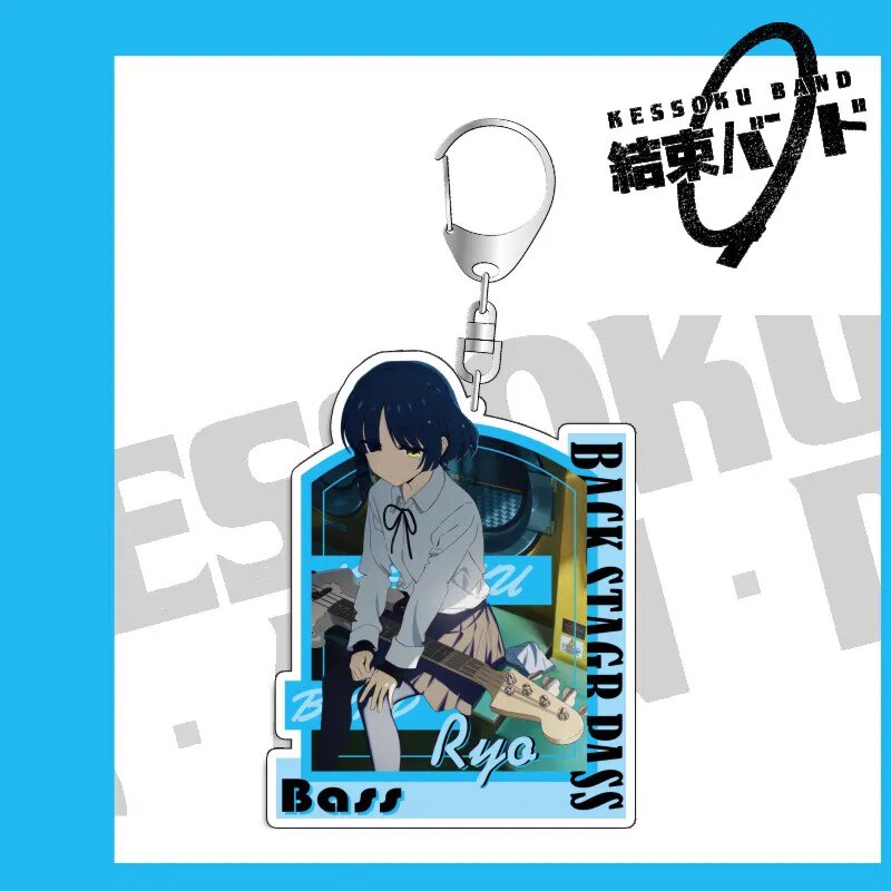 Móc khóa Kessoku Band x BOCCHI THE ROCK! Goto Hitori Ijichi Nijika fgh Phụ kiện trang trí túi xách Balo