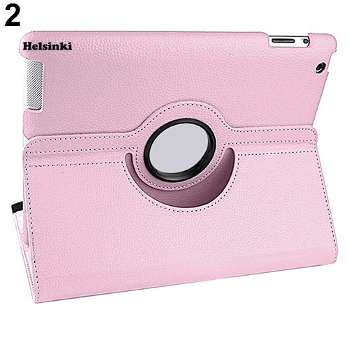 Bao Da Máy Tính Bảng Nắp Lật Xoay 360 Độ Thông Minh Cho apple ipad 2 3 4