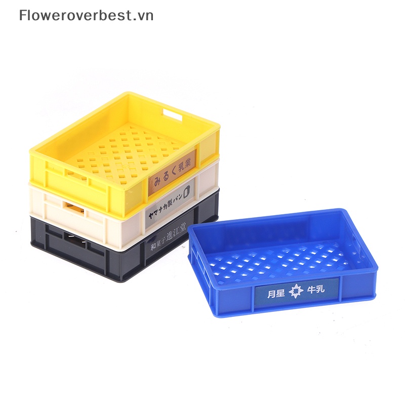 Mô Hình Giỏ Bánh Mì / Sữa / Siêu Nhân Mini Tỉ Lệ 1: 12 Trang Trí Nhà Búp Bê