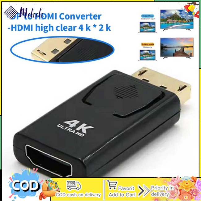 Cáp Chuyển Đổi dp Sang hdmi max 4k 60hz Chuyên Dụng