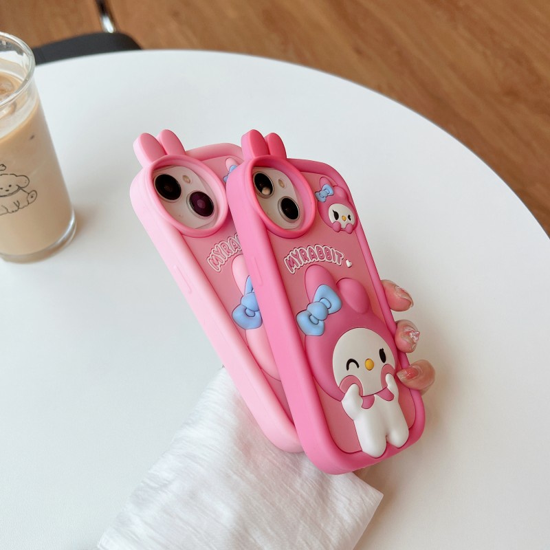 Sanrio Ốp Điện Thoại Họa Tiết my melody Dễ Thương Chống Sốc Cho iphone 15 14 13 12 pro max 11 13pro 14pro 15pro