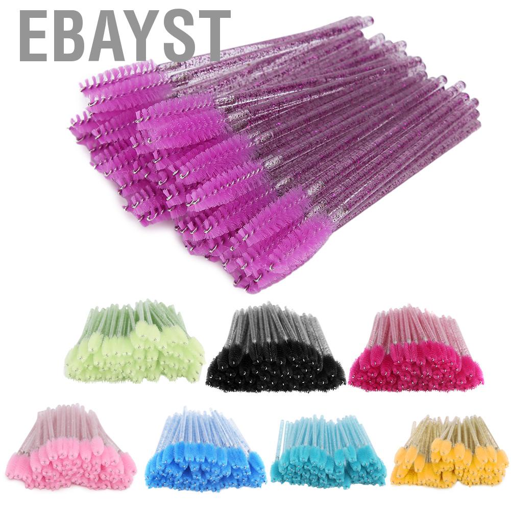 Ebayst Non‑toxic Disposable Eyebrow Brush  Eyelash for Practice Makeup