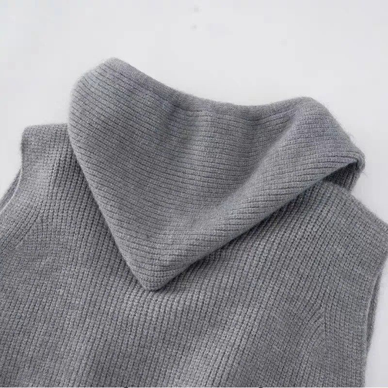 Áo Khoác cardigan Có Mũ Trùm Dáng Rộng Phong Cách retro Thời Trang 2023 Mới