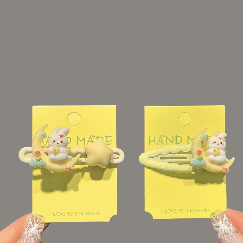 1 Kẹp Tóc Hình Thỏ Dễ Thương Cho Bé Gái
