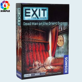 Dead man on the orient express | exit: the game - a kosmos game | family-friendly, card-based at-home escape room experience for 1 to 4 players, ages 12+