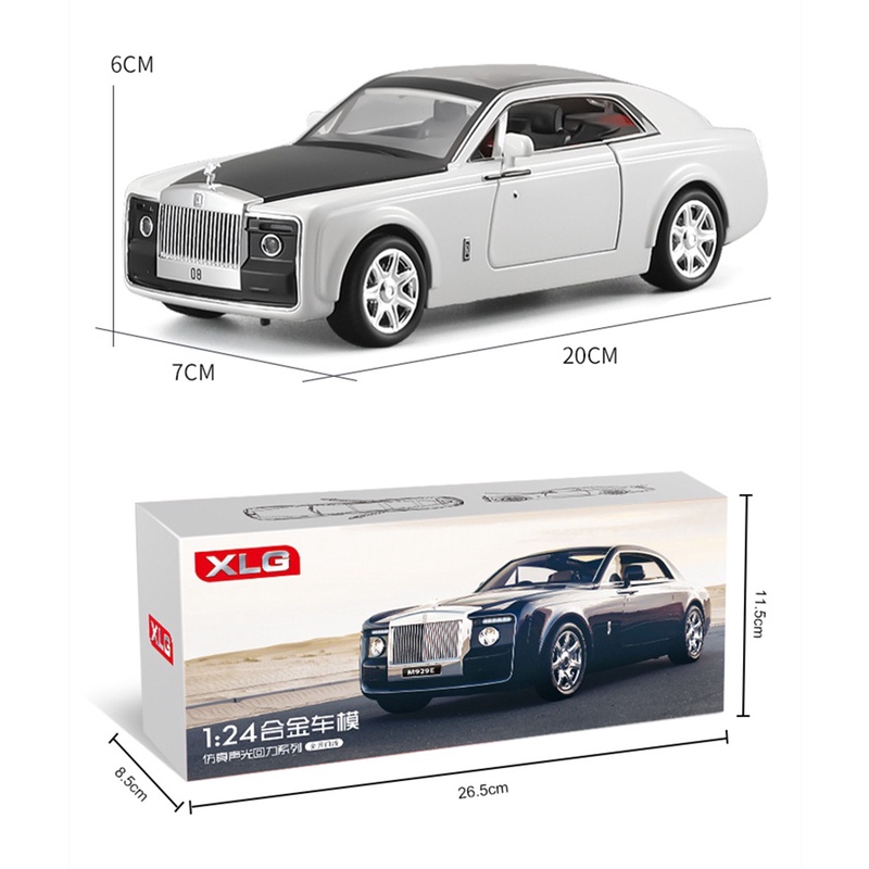 1:24 rolls-royce sweptail car alloy car model diecasts & toy vehicle đồ chơi bằng kim loại bộ sưu tập mô hìnhtăng ô tô