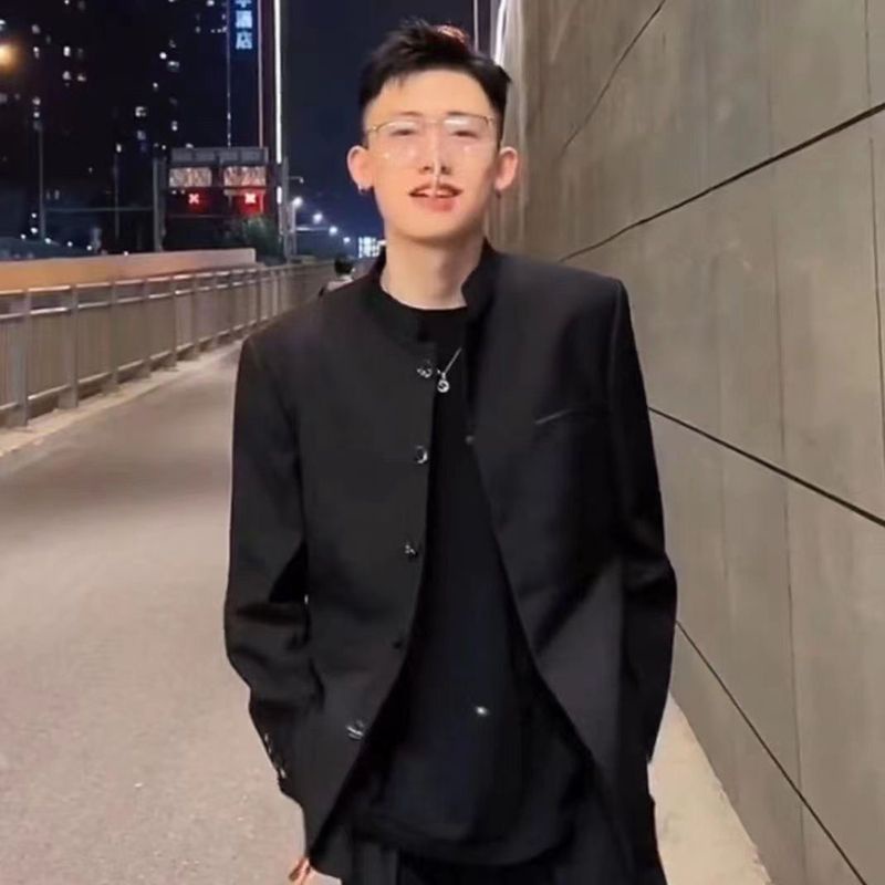 Áo Khoác Màu Trơn Có Túi Phối Nút Đơn Giản Thời Trang Cho Nam