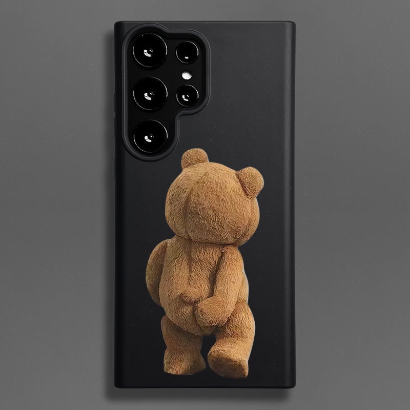 Ôp Điện Thoại Chống Sốc Hình Gấu teddy Cho samsung s23 ultra s23 samsung s23 + s23 + s22 ultra s22 + s22 s21 ultra s21 + s21 a73 a54 a52 Ốp