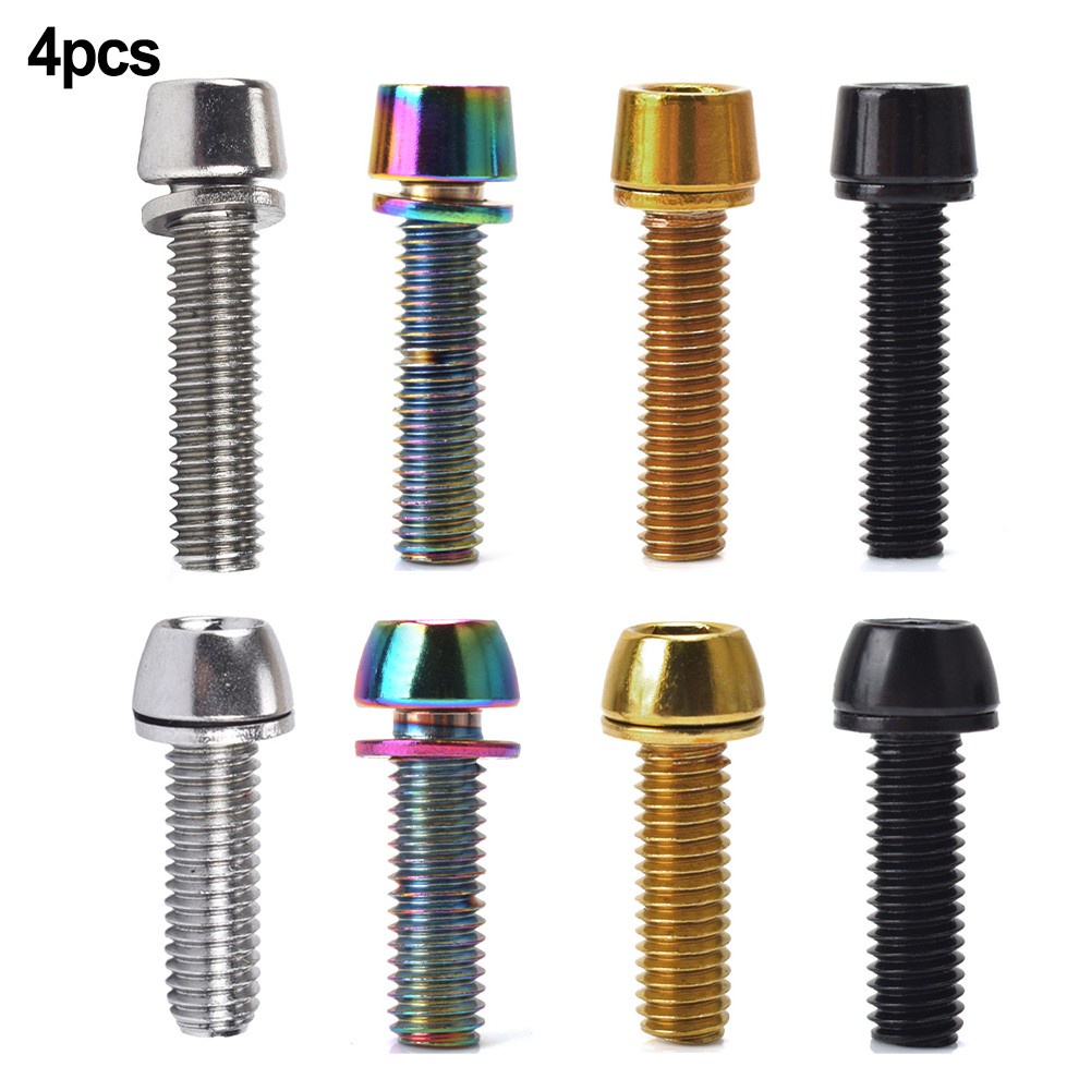 Bộ 4 Ốc Vít m5x20mm m6x20mm Gắn Tay Lái Xe Đạp