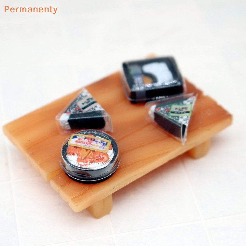 Bộ 2 Mô Hình sushi Đồ Chơi Trang Trí Nhà Búp Bê