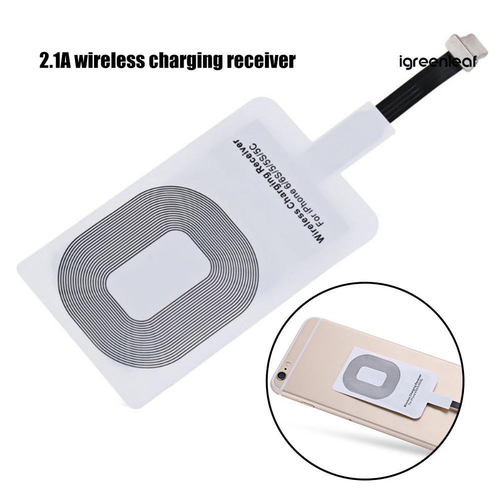 Igreenleafdzrx 1a qi Sạc Không Dây Cho ios iphone 7 8 plus 11