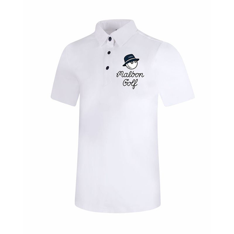 Malbon Áo Thun polo Thể Thao Tay Ngắn Nhanh Khô Thoáng Khí Thời Trang Mùa Hè Cho Nam
